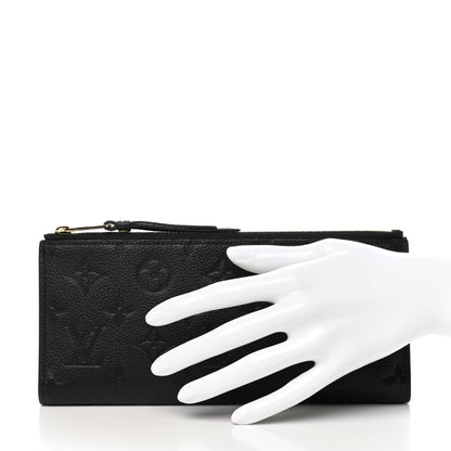 Louis Vuitton Empreinte Adele Wallet Black 2 of 7