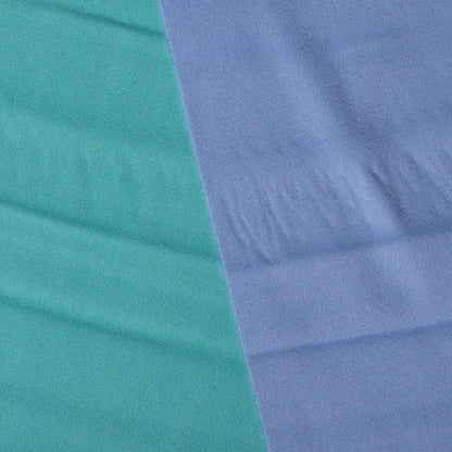 Hermes Cashmere Reversible Evelyne Scarf Bleu Ciel and Vert Menthe 4 of 6