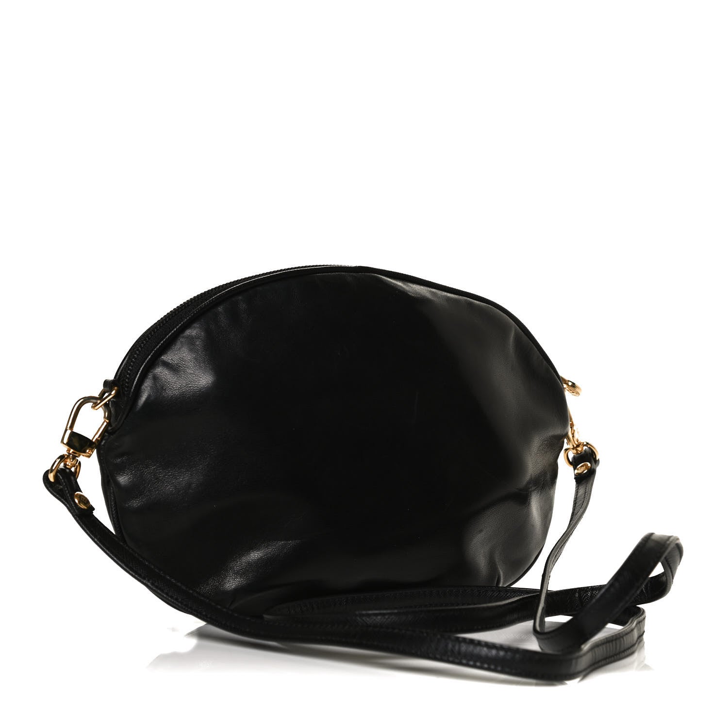 Fendi Calfskin Crossbody Bag Black 2 of 14