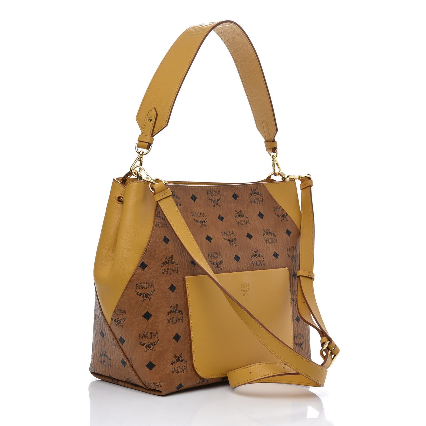 Visetos Medium Klara Hobo Cognac Yellow