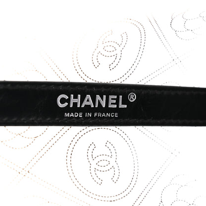 Chanel Crumpled Calfskin PVC Bucket Bag Black 6 of 11