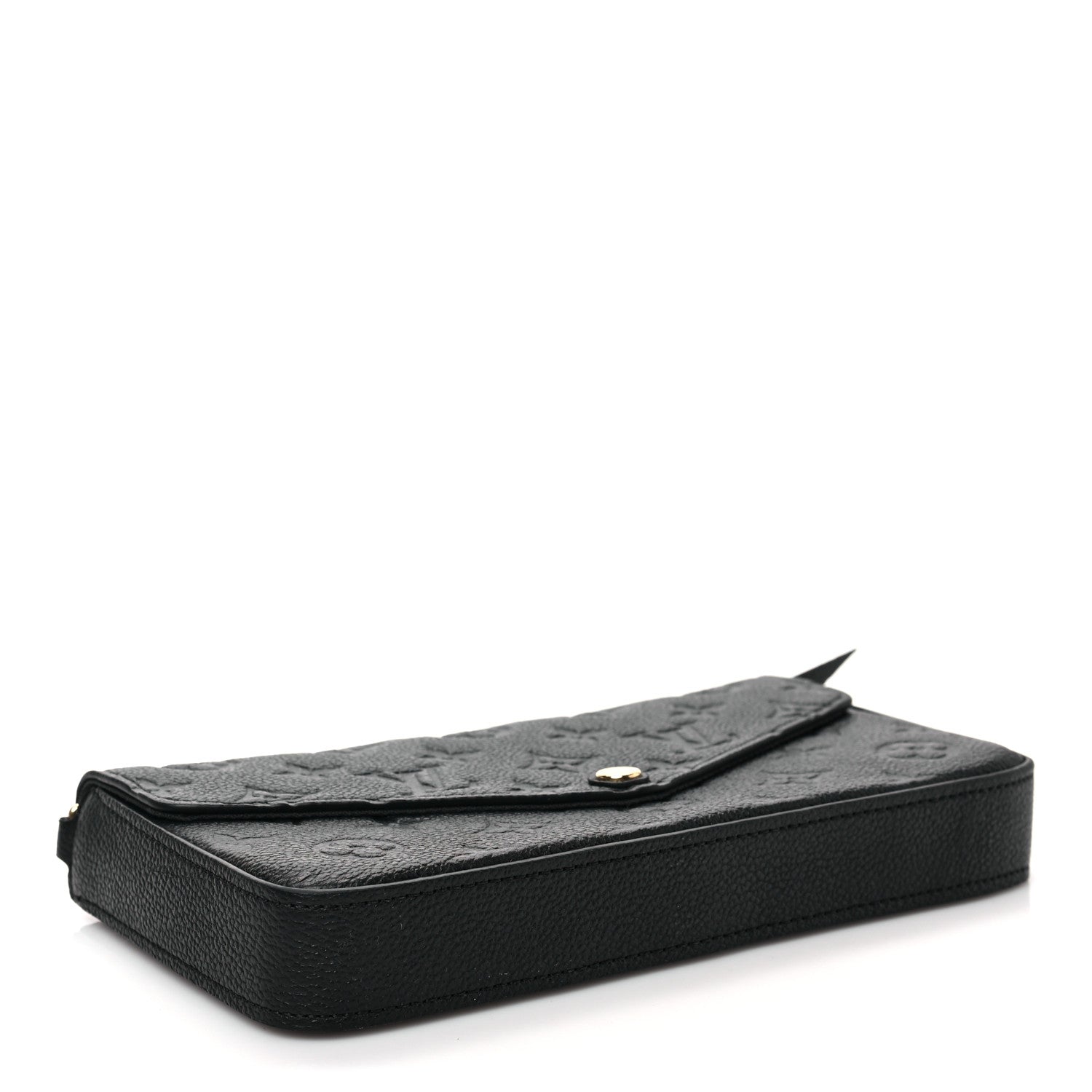 Louis Vuitton Empreinte Pochette Felicie Chain Wallet Black 5 of 6