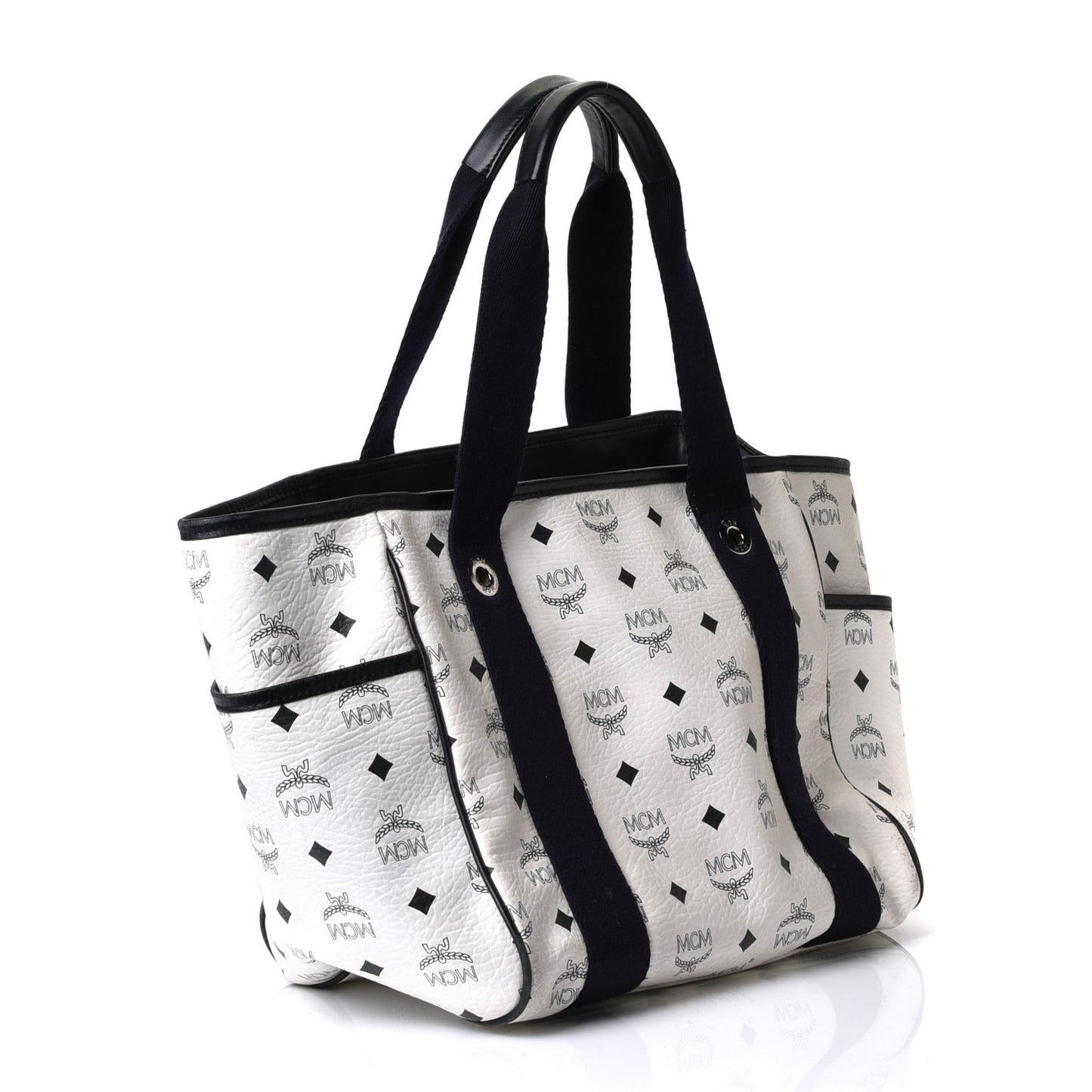 Visetos Tote White Black