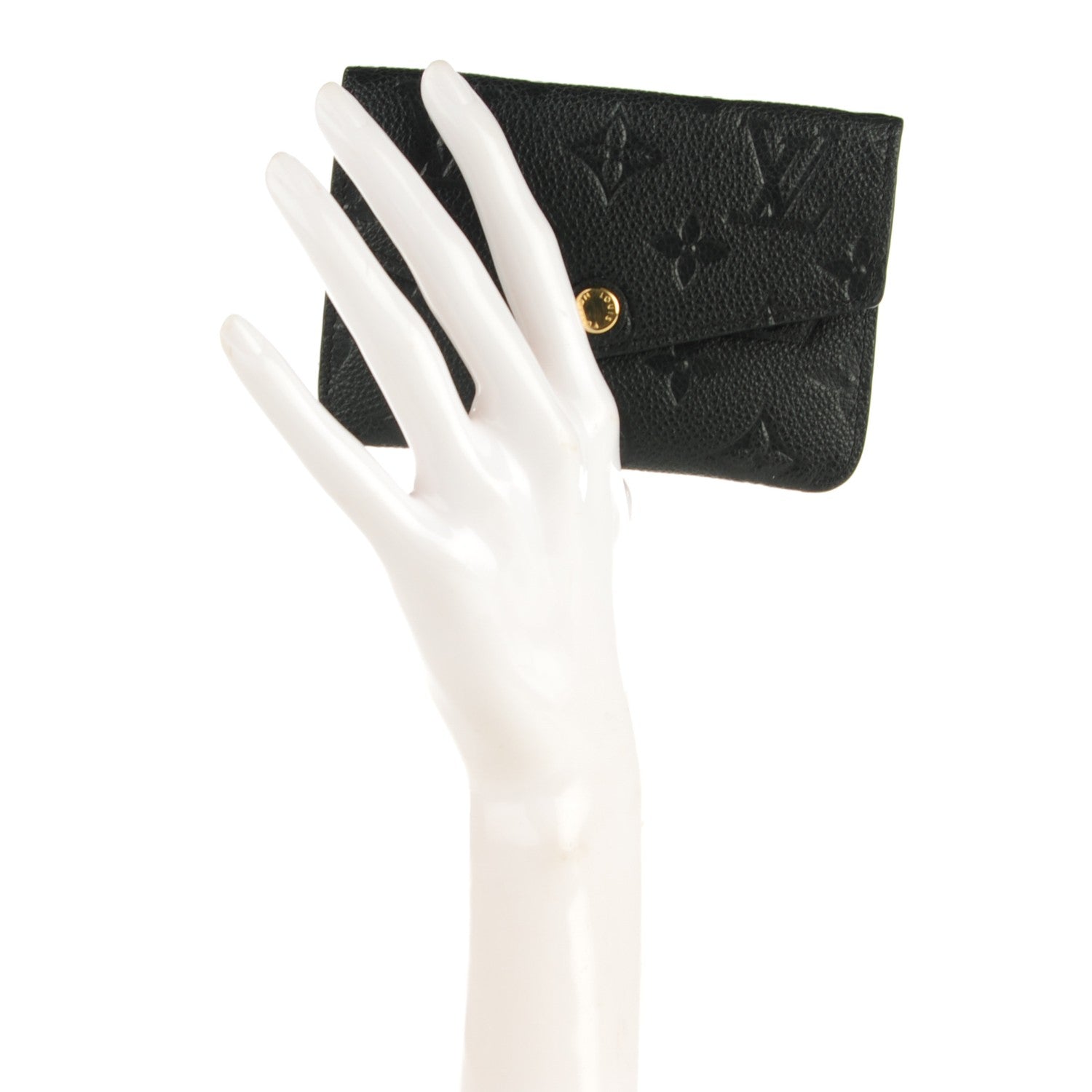 Louis Vuitton Empreinte Key Pouch Black 2 of 7