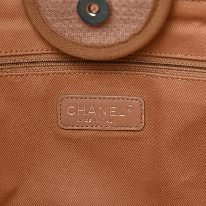 Chanel Canvas Medium Deauville Tote Ecru 5 of 9