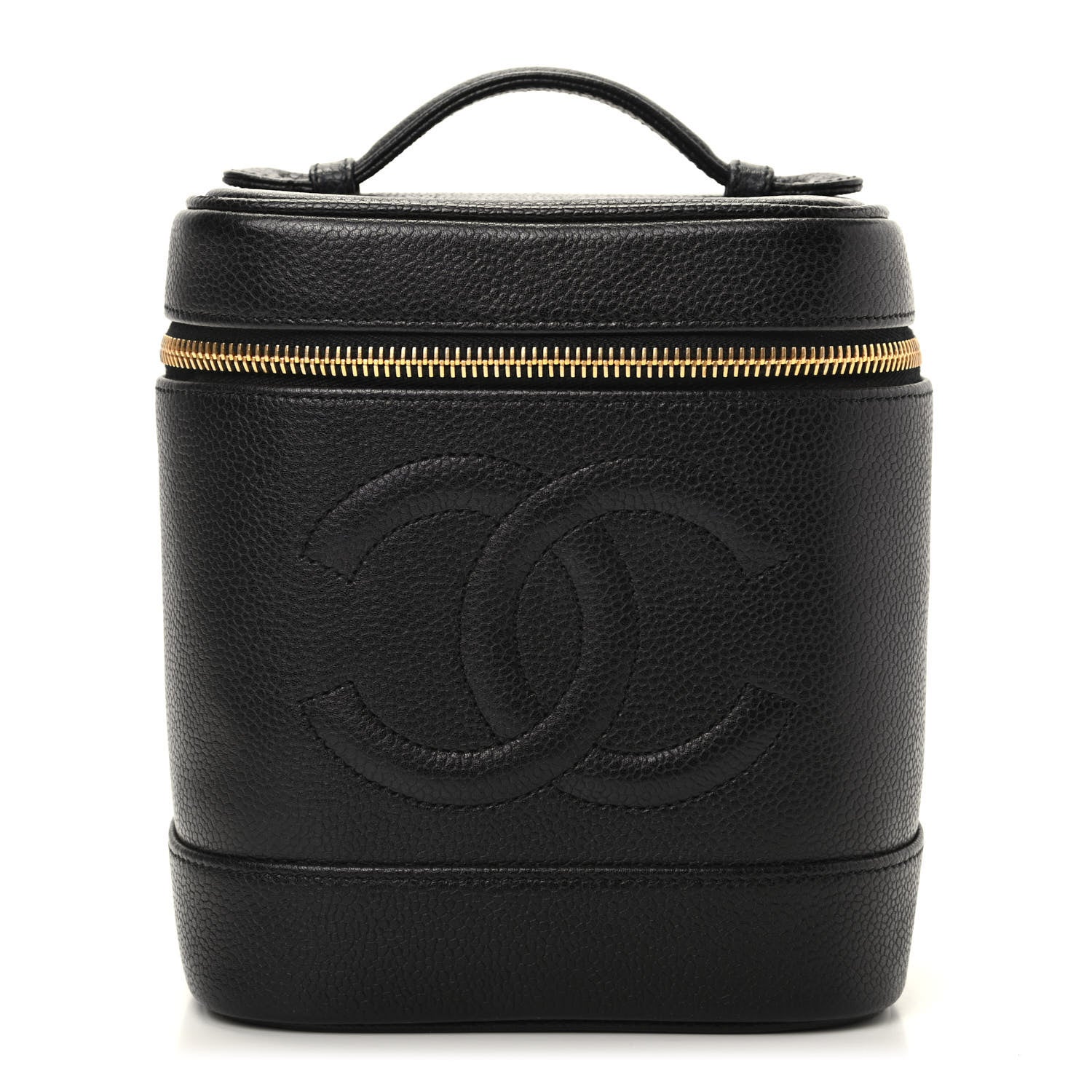 Chanel Caviar Cosmetic Vanity Bag Black 1 of 10