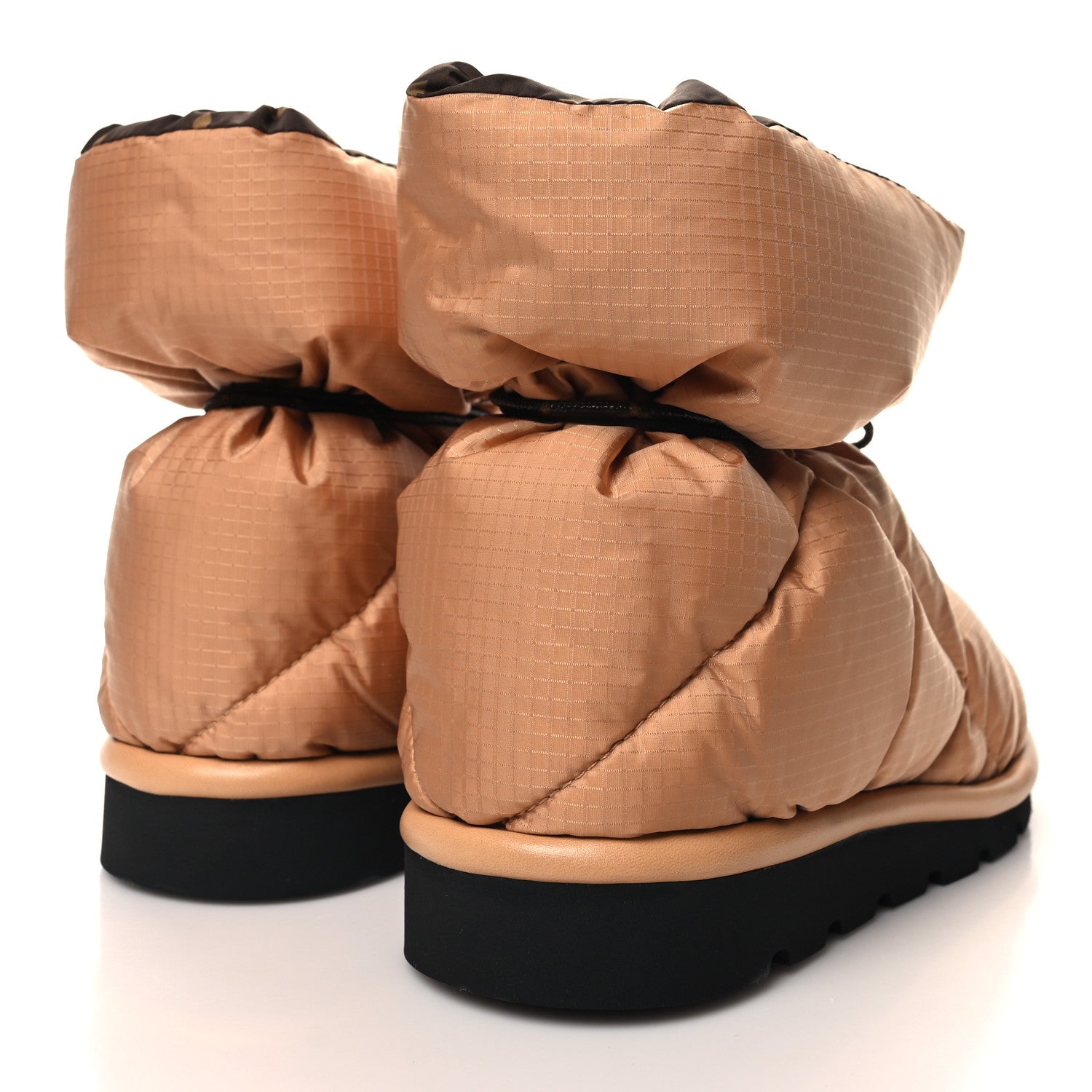 Louis Vuitton Nylon Monogram Pillow Comfort Ankle Boot 40 Beige 4 of 8