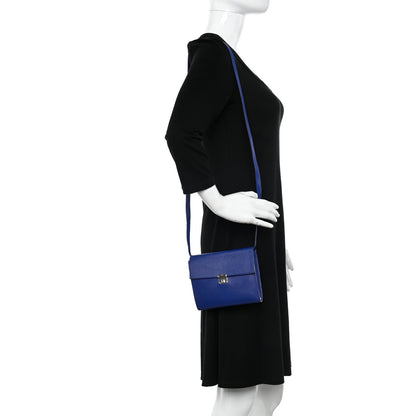 Hermes Chevre Mysore Clic 16 Wallet Bleu Electrique 2 of 10