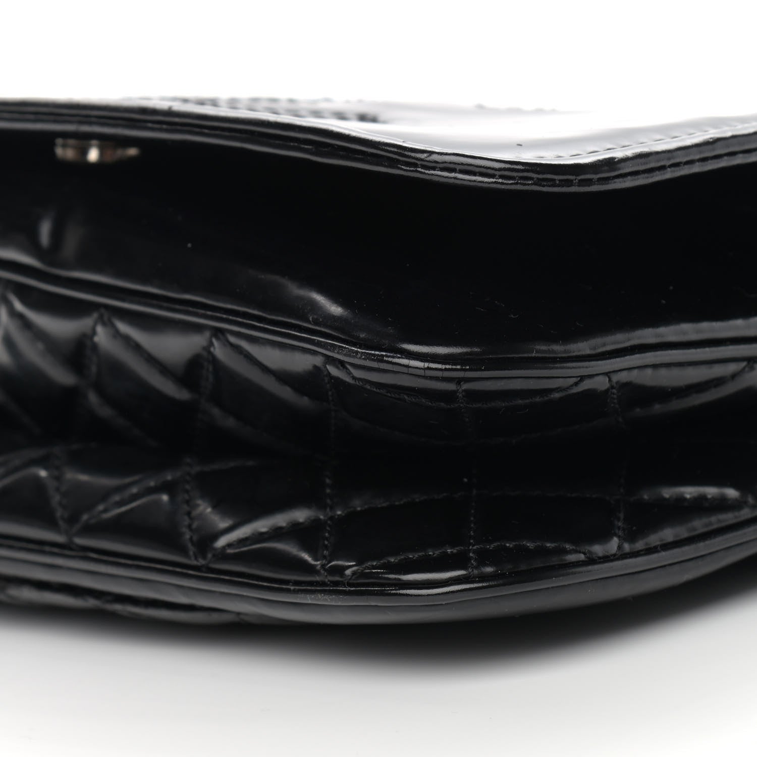 Chanel Vinyl Small Lipstick Flap Black 9 of 15