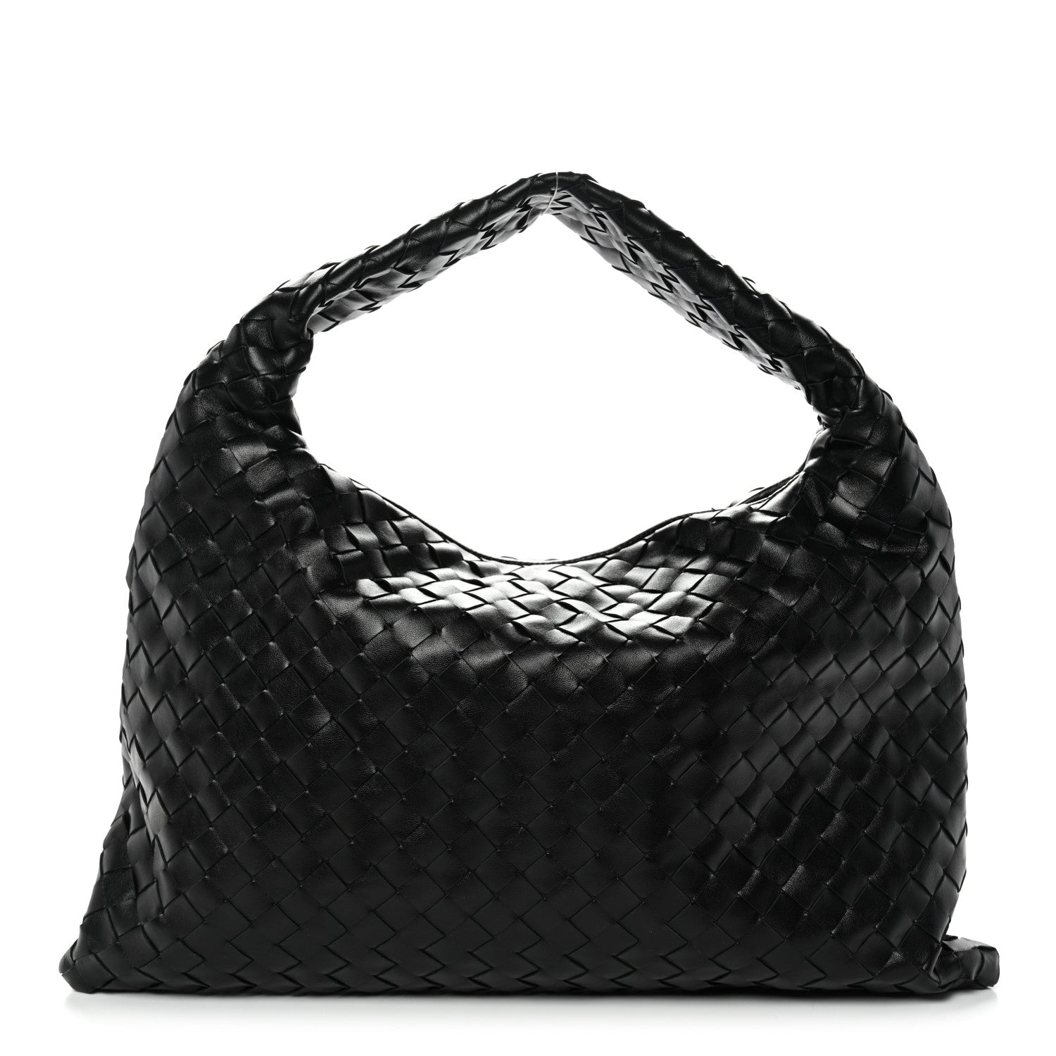 Bottega Veneta Calfskin Intrecciato Small Hop Black 1 of 10