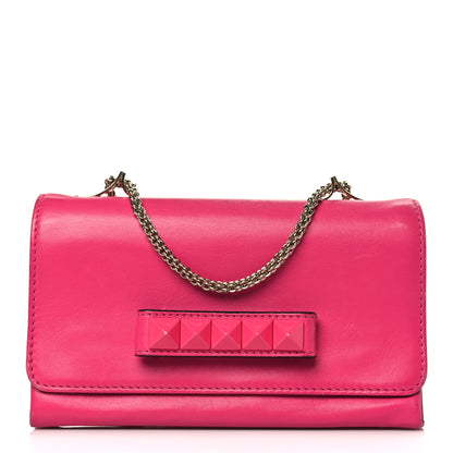 Valentino Garavani Calfskin Va Va Voom Shoulder Bag Pop Fuxia 1 of 15