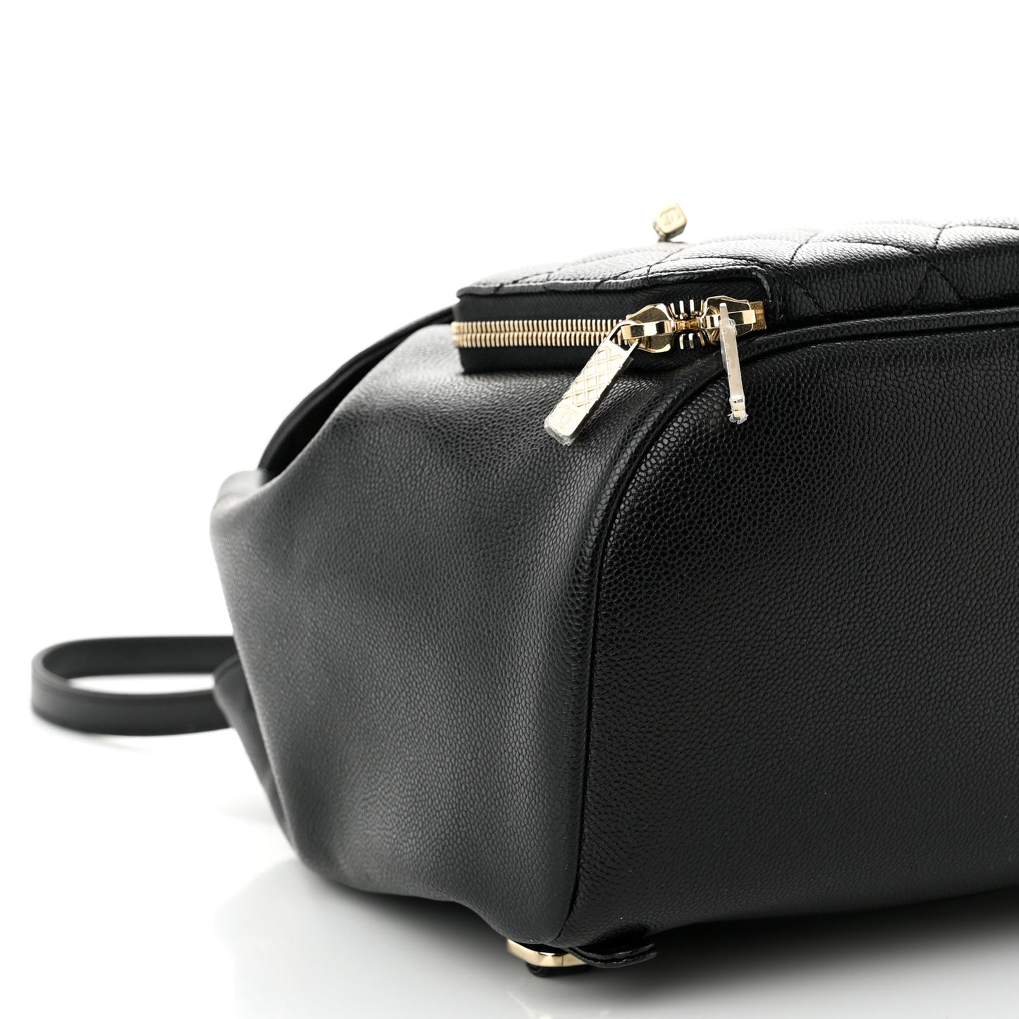 Caviar Quilted Business Affinity Backpack Black