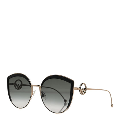 Fendi Metal Acetate F is Fendi Cat Eye Sunglasses FF 0290/S Gold 1 of 8