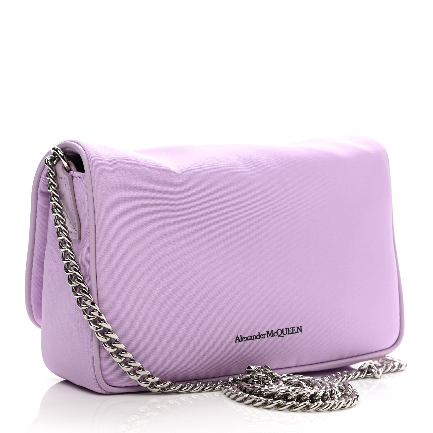Alexander McQueen Nylon Skull Camera Crossbody Bag Lilac 3 of 12