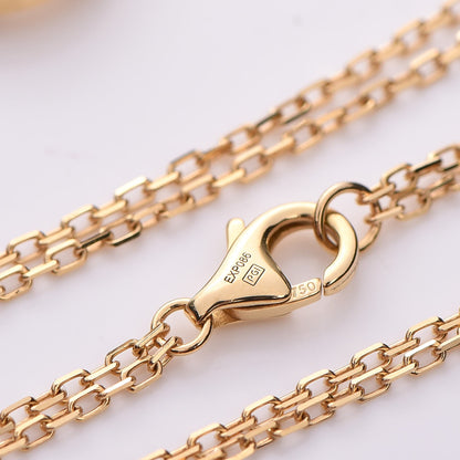 Cartier 18K Yellow Gold 2 Diamond LOVE Necklace 6 of 8