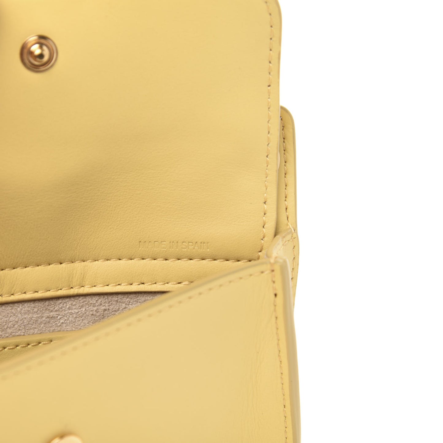 Calfskin Tess Mini Crossbody Bag Yellow