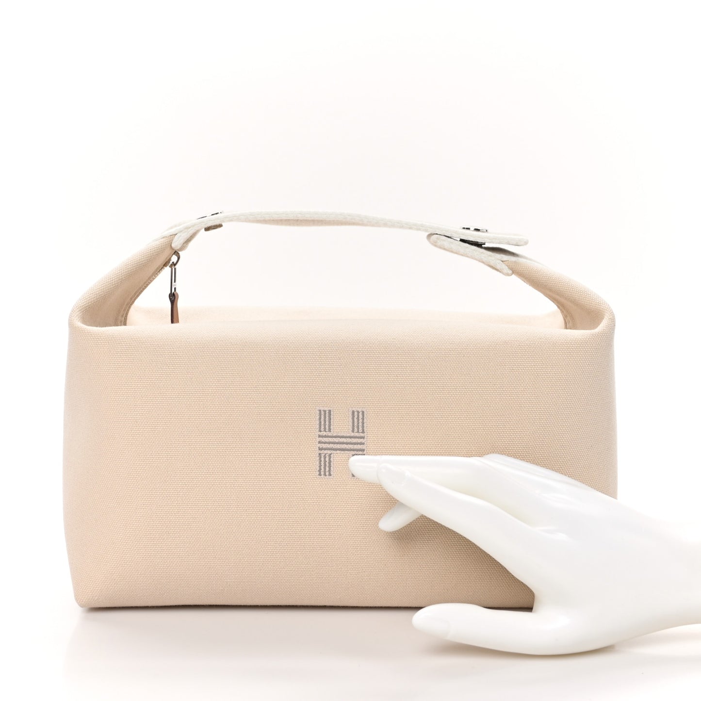 Canvas Large Bride-A-Brac Pouch Natural