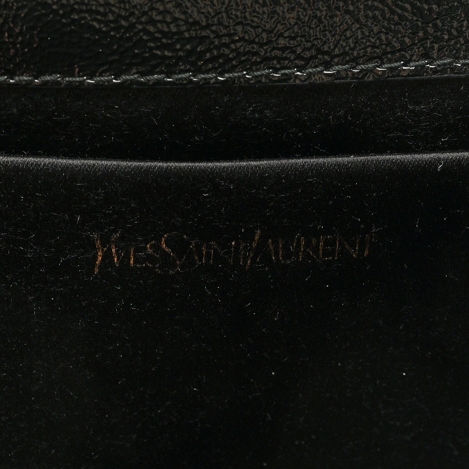 Saint Laurent Textured Patent Monogram Large Belle De Jour Clutch Black 6 of 8