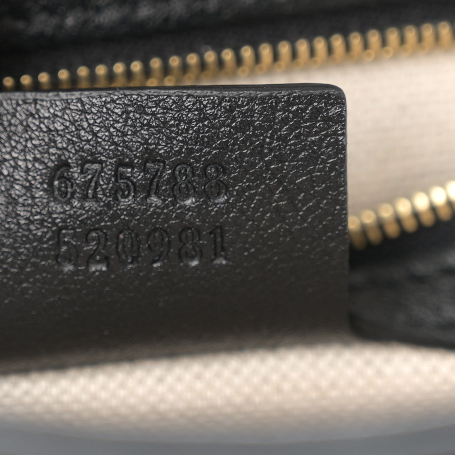 Gucci Wonka Grain Calfskin GG Monogram Debossed Small Padlock Shoulder Bag Black 7 of 10
