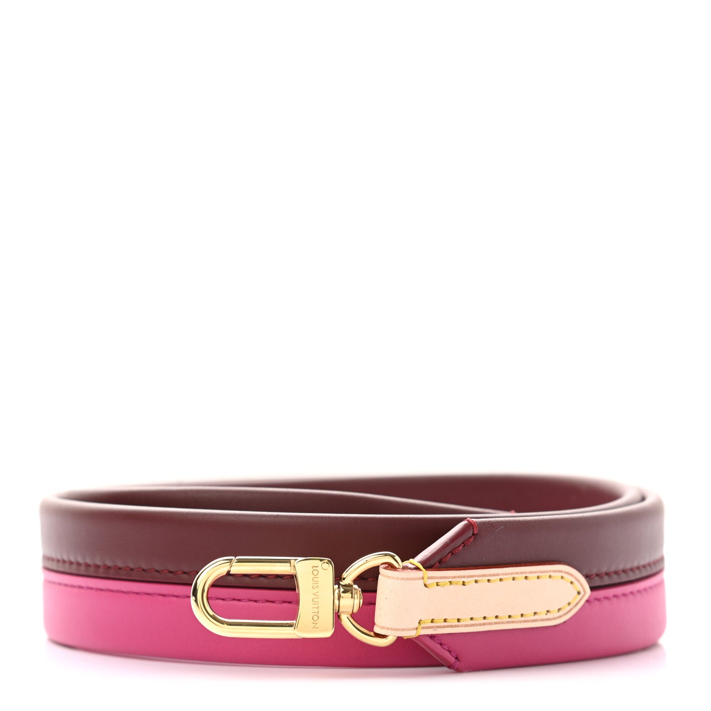 Calfskin Cluny BB Shoulder Strap Bordeaux Fuchsia