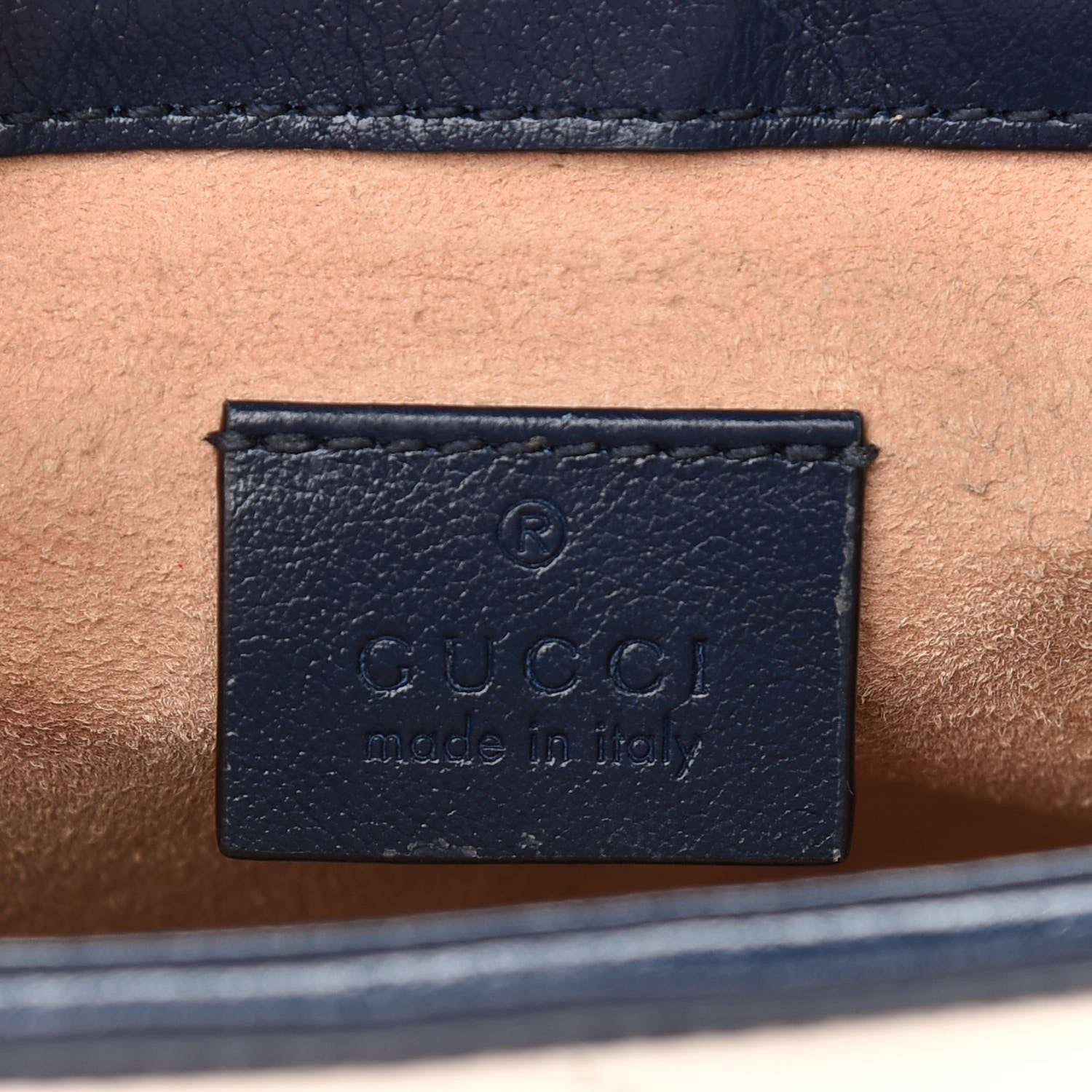 Gucci Vintage Effect Calfskin Matelasse Diagonal Mini Torchon GG Marmont Top Handle Shoulder Bag Mystic White Blue Agata 6 of 9