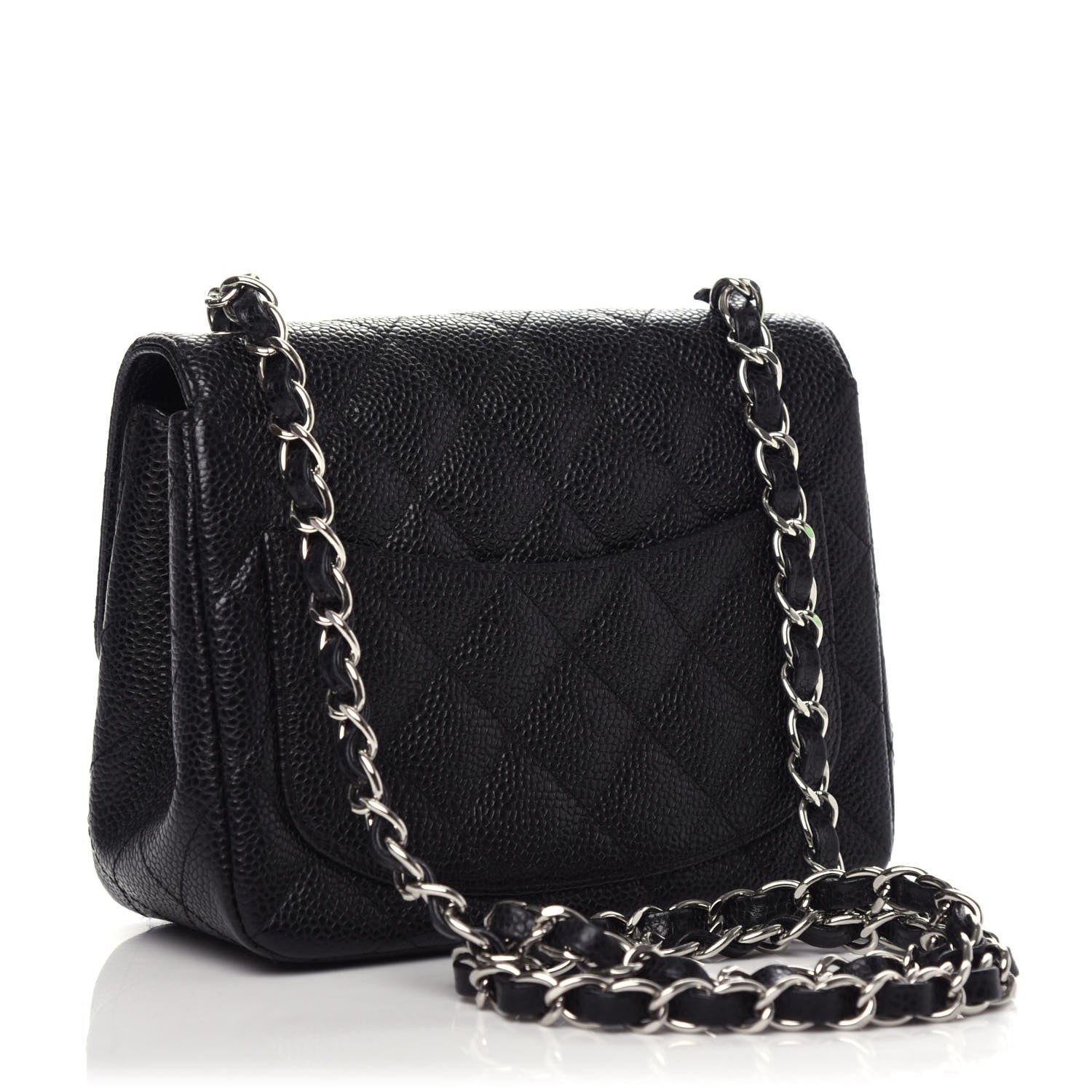 Chanel Caviar Quilted Mini Square Flap Black 3 of 9