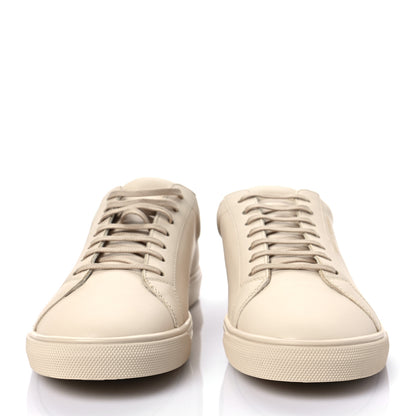 Saint Laurent Calfskin Andy Low Top Sneakers 41 Dark Coquille 2 of 8