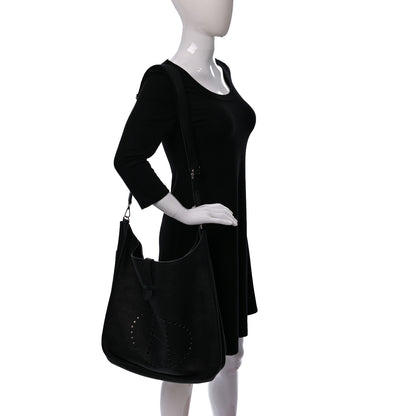 Hermes Taurillon Clemence Evelyne III TGM Black 2 of 9
