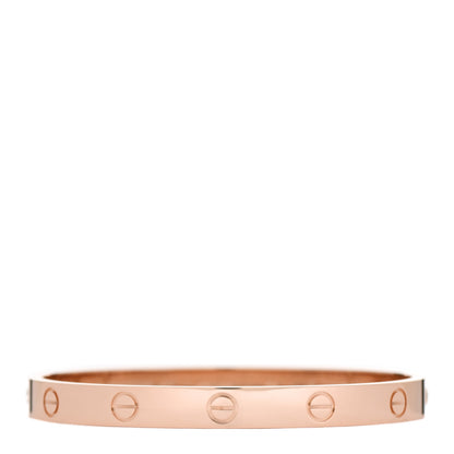 Cartier 18K Pink Gold LOVE Bracelet 17 1 of 7