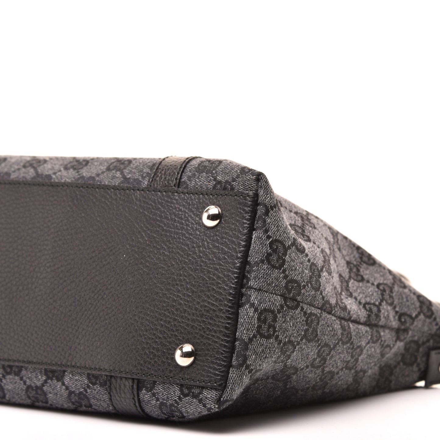 Denim Monogram Abbey Medium Tote Navy