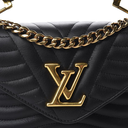 Louis Vuitton Calfskin New Wave Chain PM Black 11 of 12