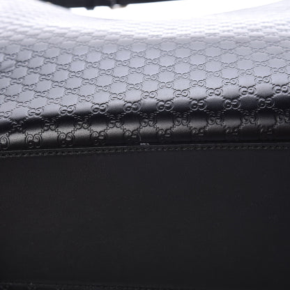 Gucci Soft Microguccissima Margaux Shoulder Bag Black 10 of 10