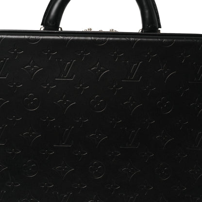 Louis Vuitton Monogram Glace Valisette MM Black 7 of 13