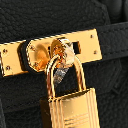 Hermes Togo Birkin 25 Black 12 of 13