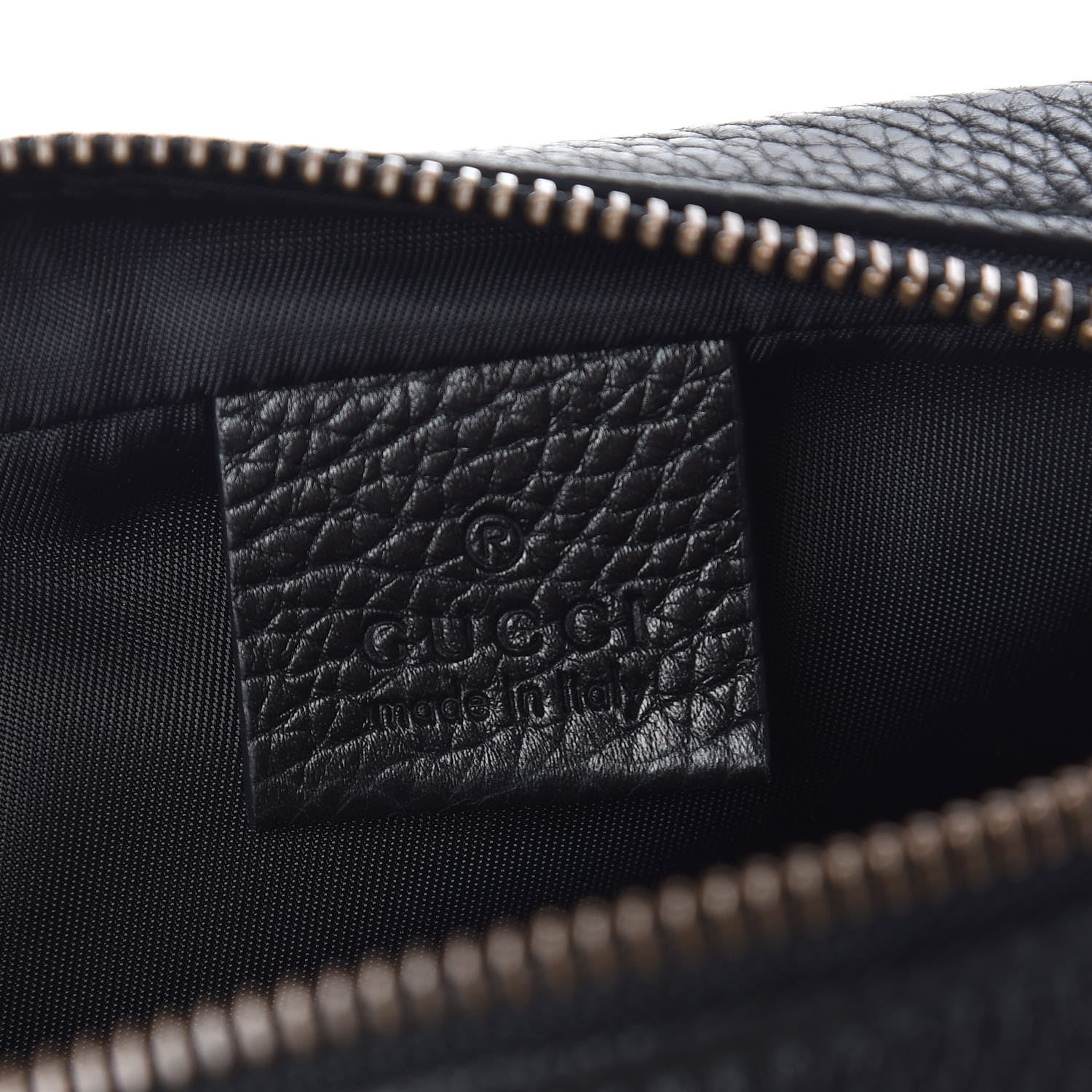 Gucci Pebbled Calfskin Mini Soho Disco Bag Black 8 of 9
