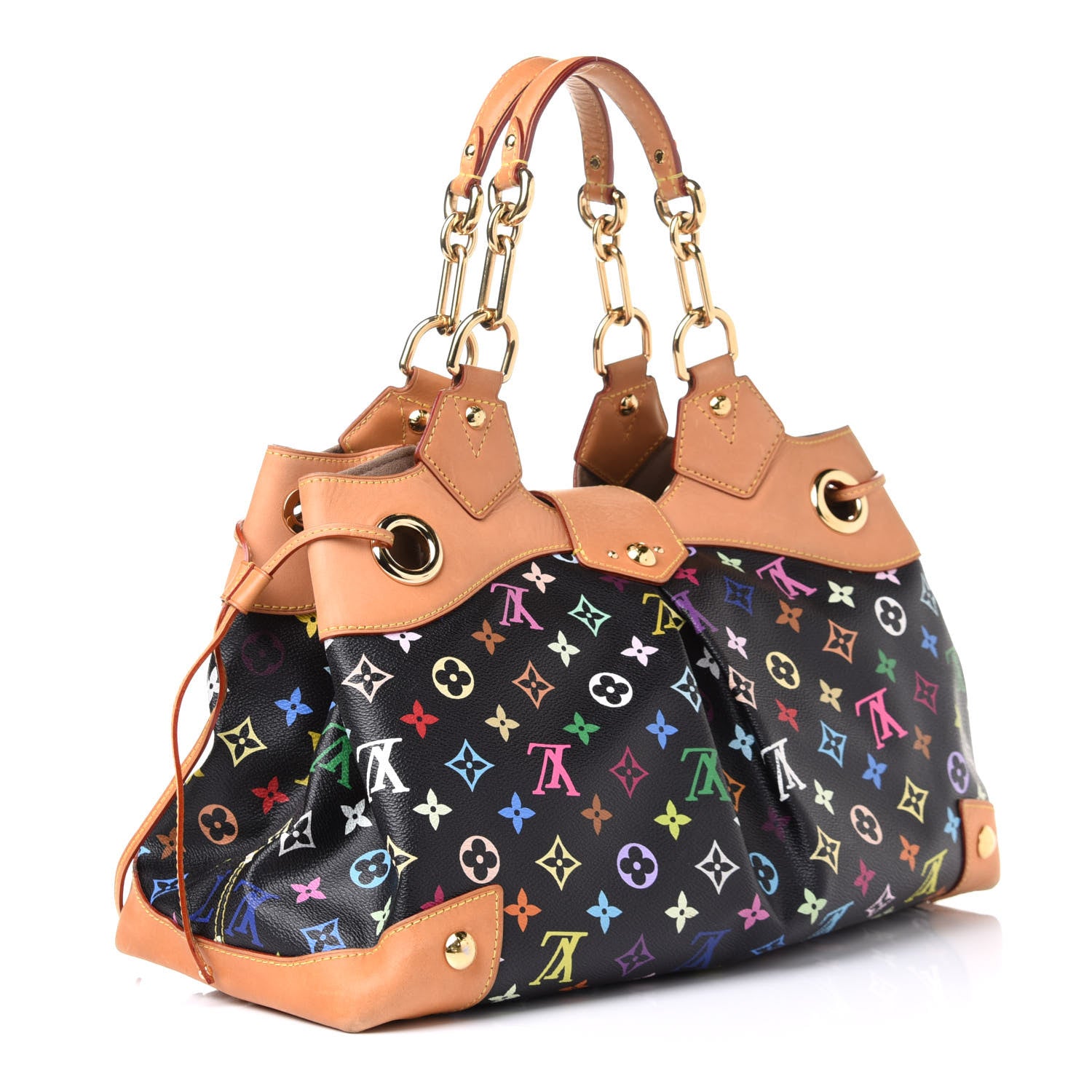 Louis Vuitton Monogram Multicolor Ursula Black 3 of 12