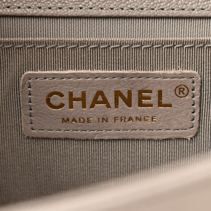 Chanel Caviar Quilted Medium Boy Flap Grey 6 of 11