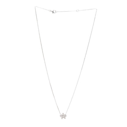 Cartier 18K White Gold Diamond Caresse D'Orchidees Par Cartier Necklace 3 of 7