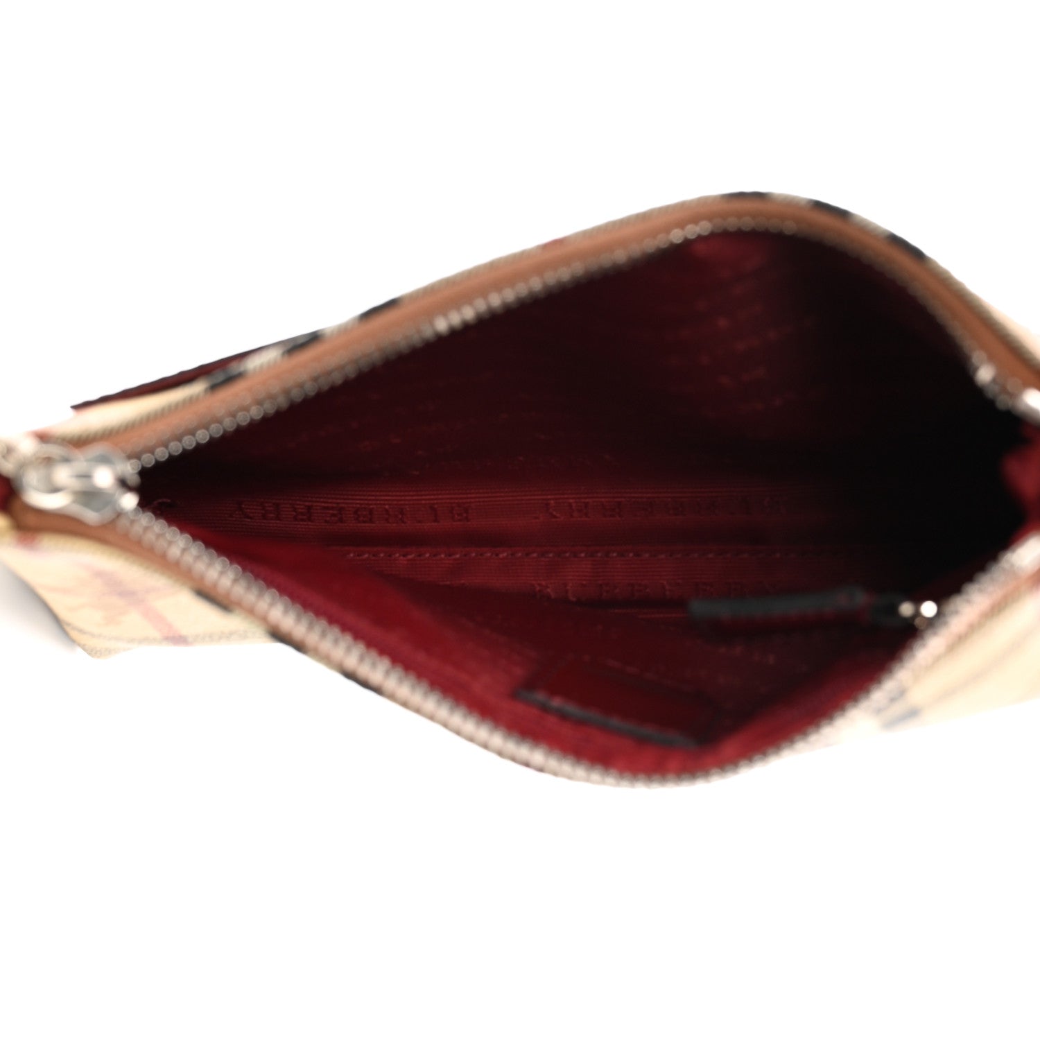 Burberry Haymarket Check Shoulder Bag Red 5 of 7