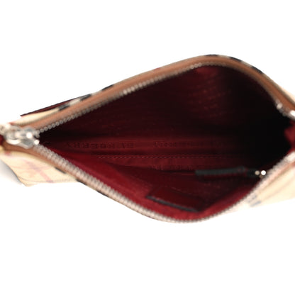 Burberry Haymarket Check Shoulder Bag Red 5 of 7
