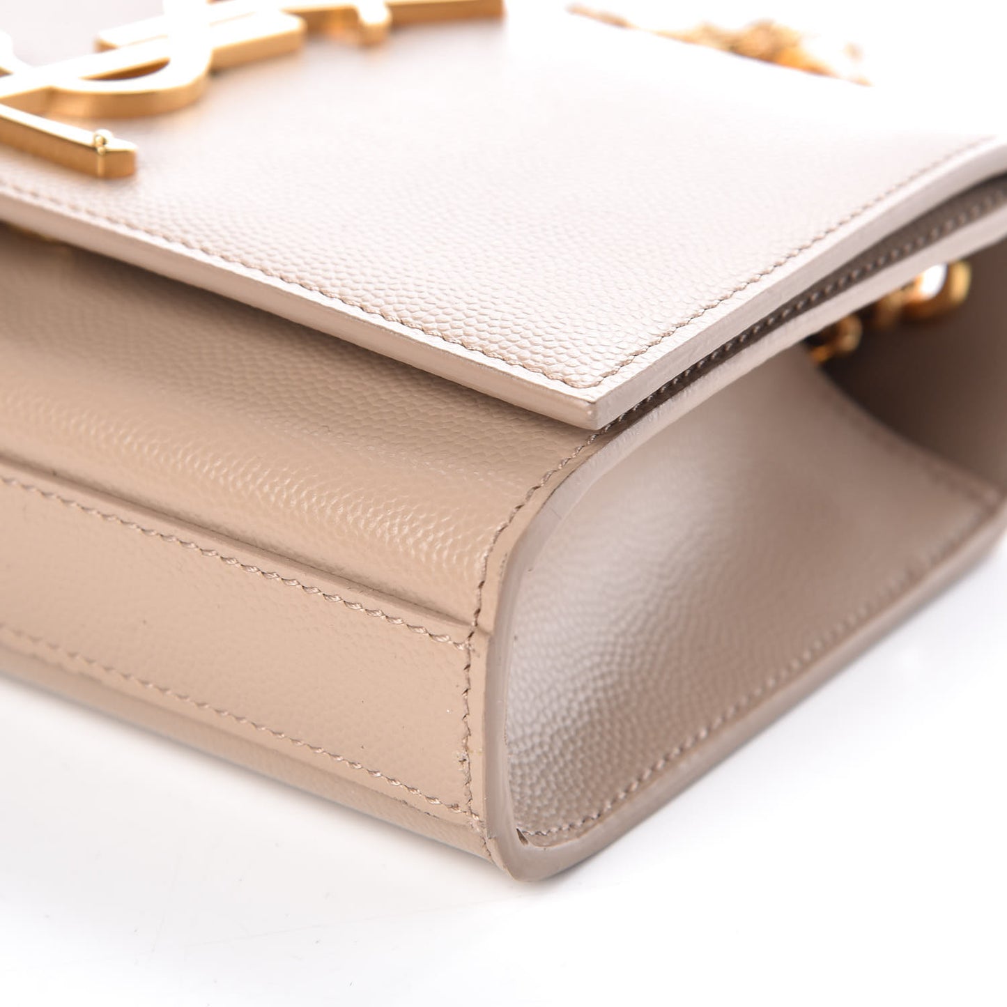 Grain De Poudre Small Monogram Kate Satchel Nude Powder