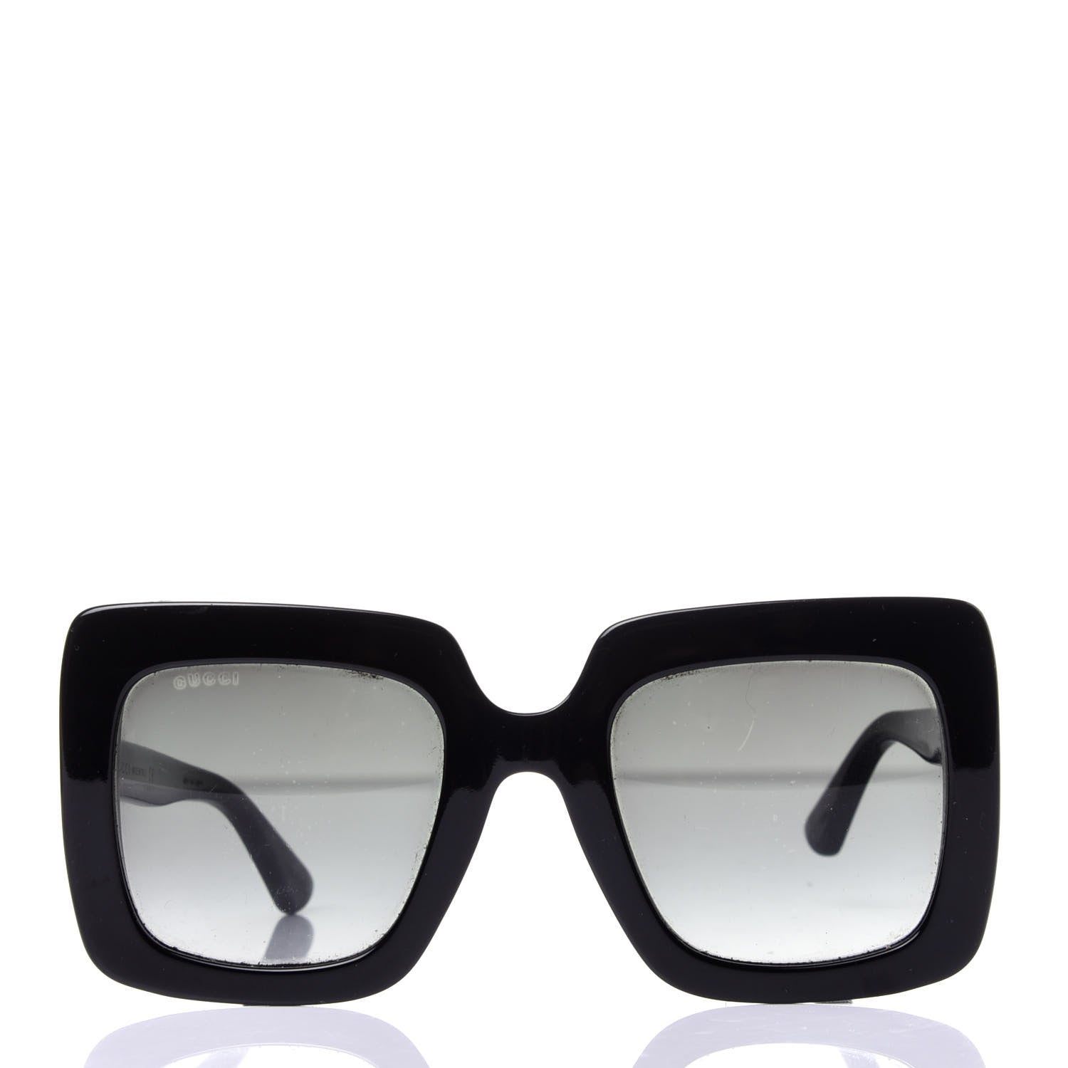 Gucci Acetate Square Frame Sunglasses GG0053S Black 2 of 8