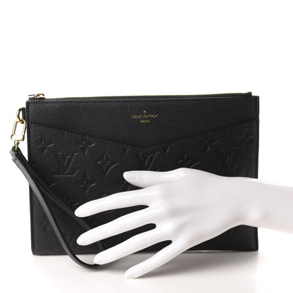Louis Vuitton Empreinte Pochette Melanie MM Black 2 of 6
