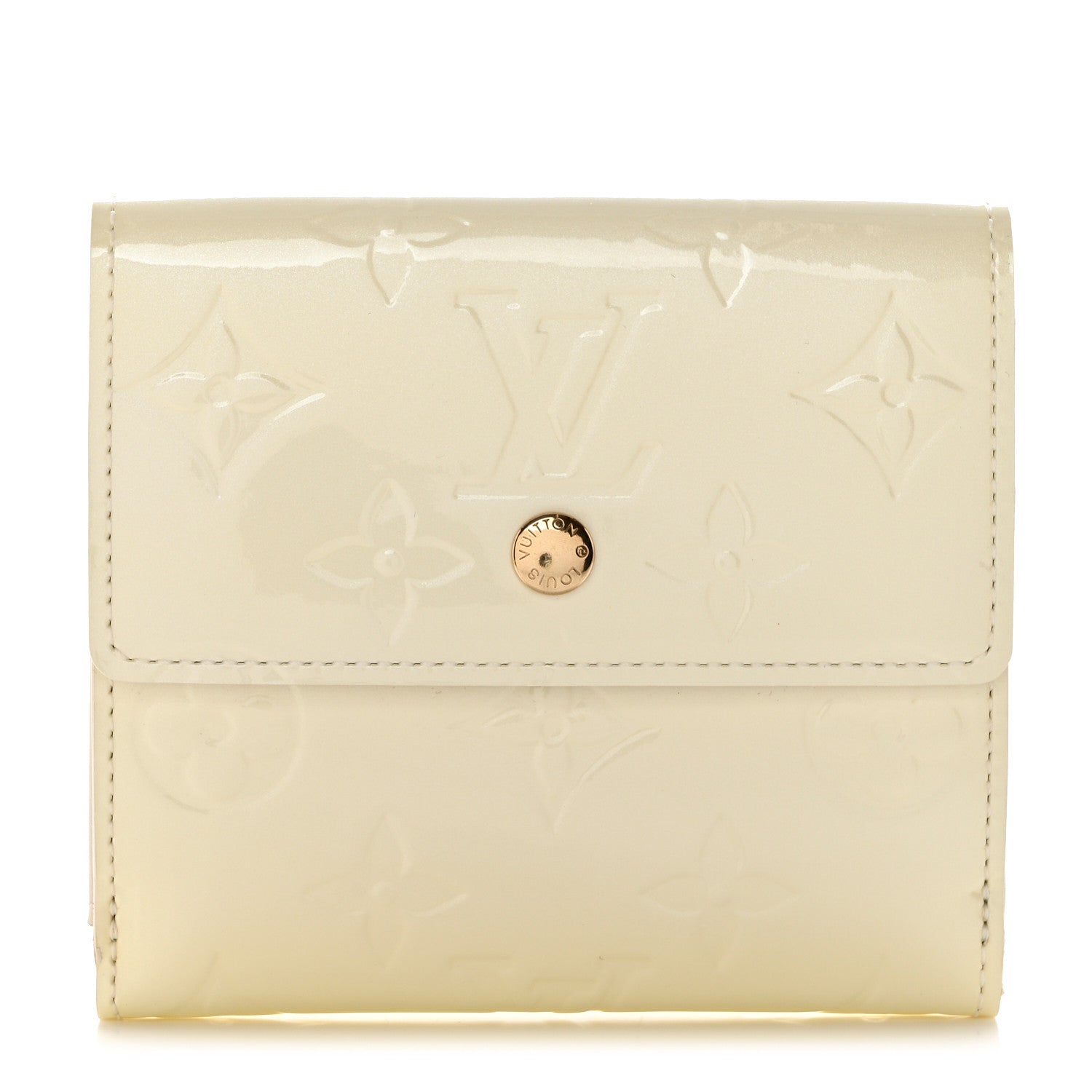 Louis Vuitton Vernis Elise Wallet Perle 1 of 9