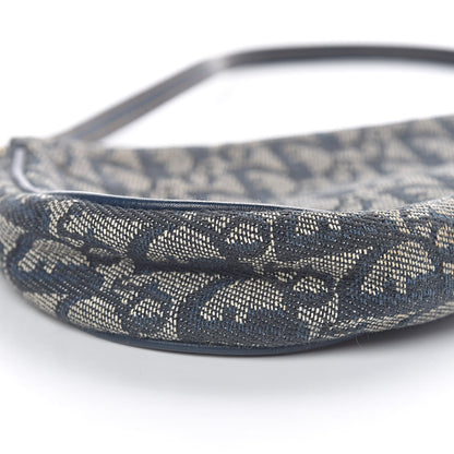 Christian Dior Monogram Mini Saddle Pochette Navy 9 of 10