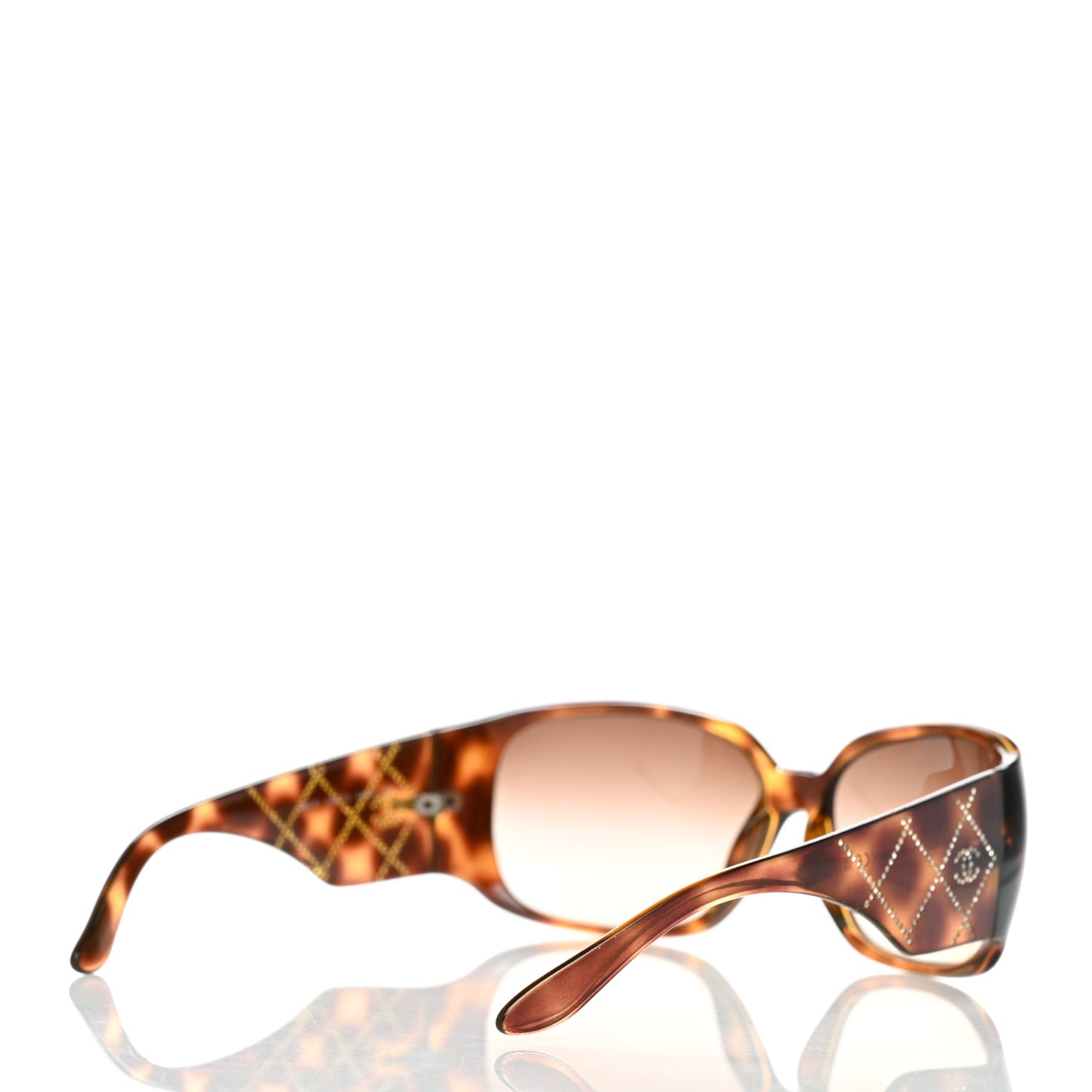Acetate Crystal CC Sunglasses 5080-B Brown
