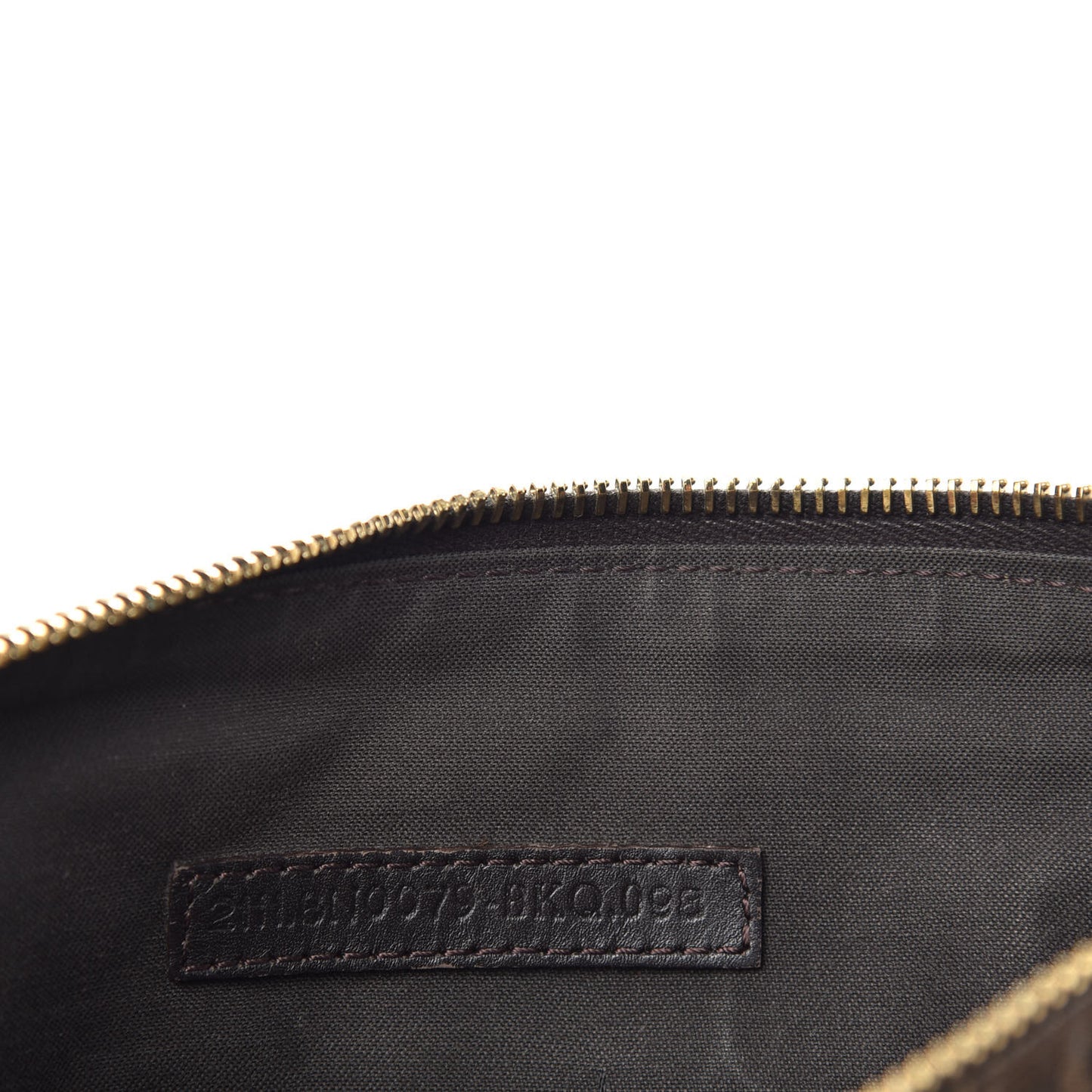 Patent Zucca Beauty Pouch Tobacco Black