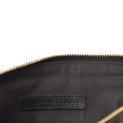 Fendi Patent Zucca Beauty Pouch Tobacco Black 7 of 7