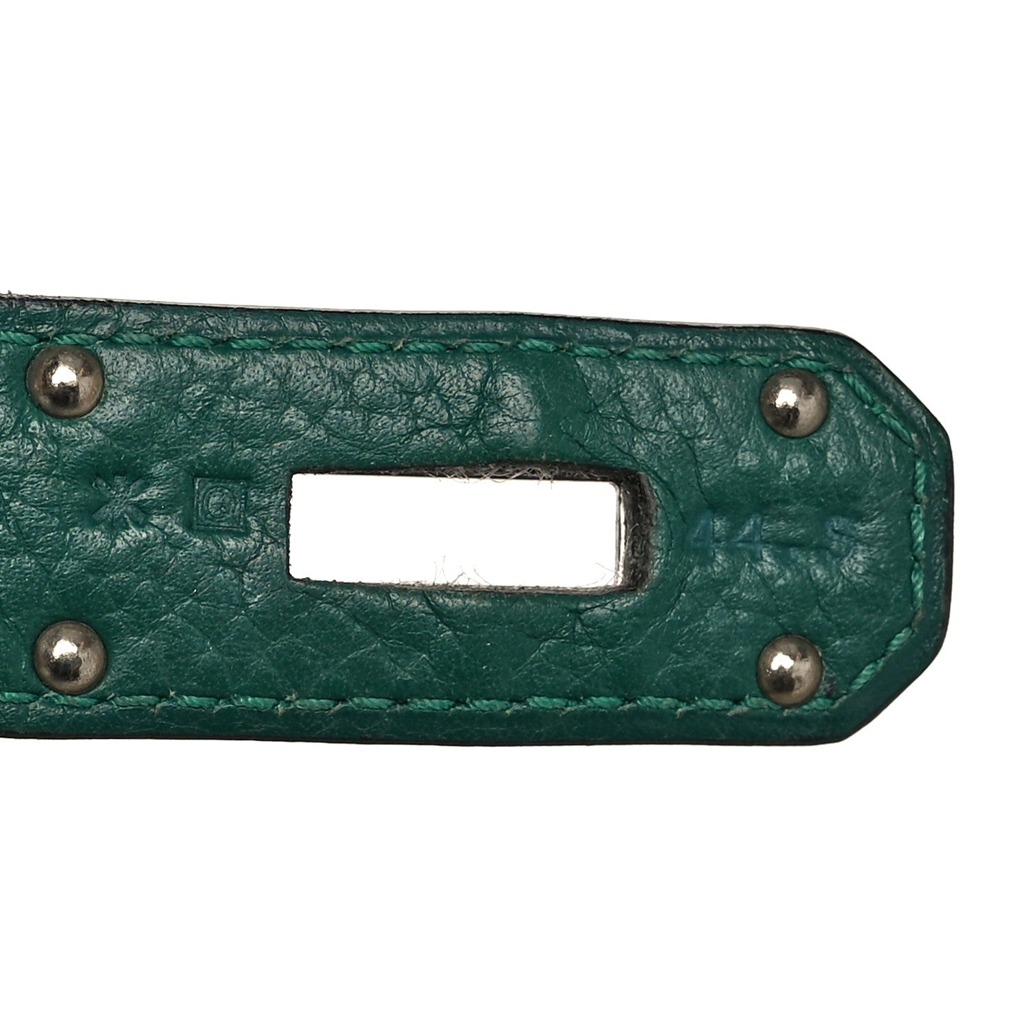 Hermes Taurillon Clemence Jypsiere 34 Malachite 6 of 11