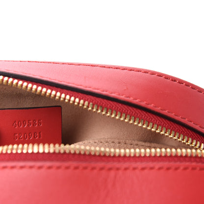 Gucci GG Supreme Monogram Kingsnake Heart Embroidered Mini Chain Shoulder Bag Beige Hibiscus Red 10 of 12